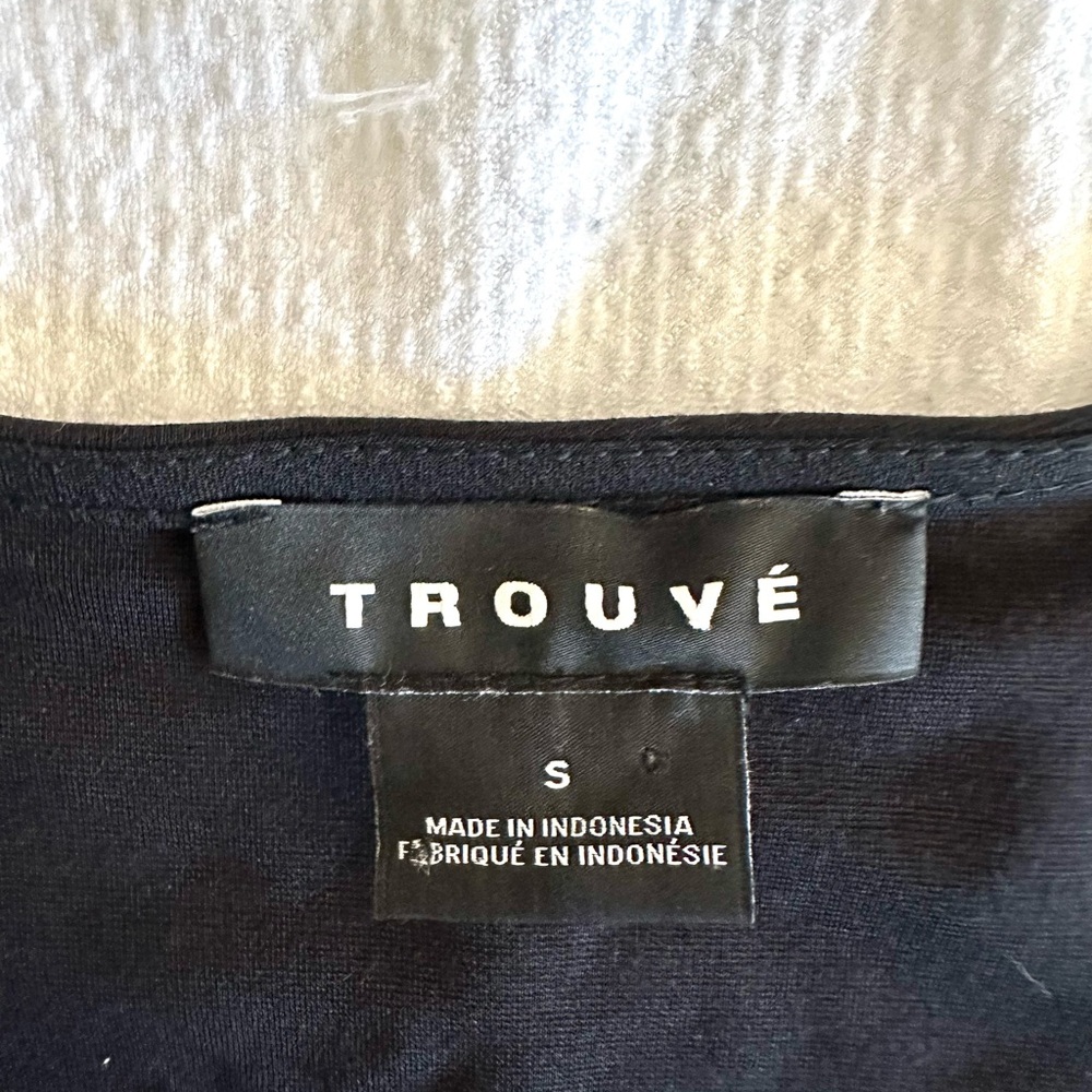 Trouvé Women’s Black Fringe‎ Top - Picture 4 of 6